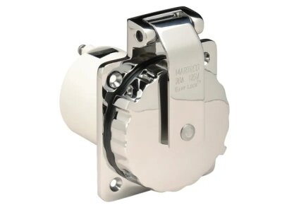 Marinco 30A 125V Landanschlusssteckdose Edelstahl