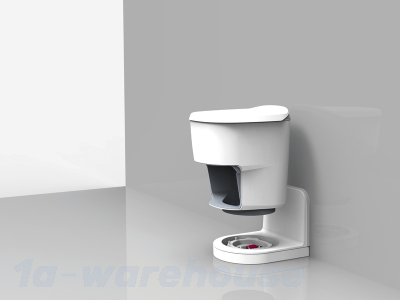Clesana C1 Verschweißtoilette mit L-Adapter unbenutzt Transportschaden behoben