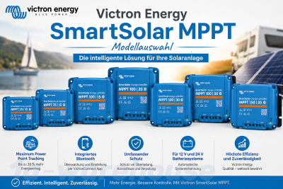 Victron Energy SmartSolar MPPT Solarladeregler mit Bluetooth